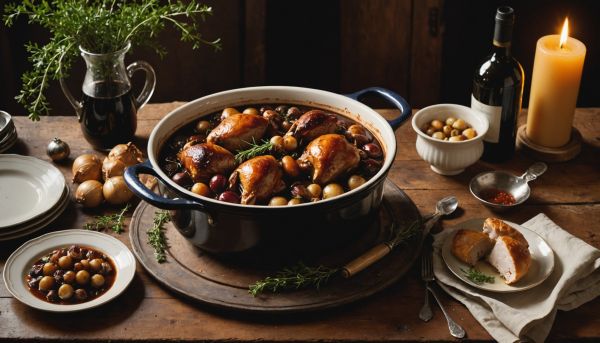 Que déguster avec un coq au vin pour un accord parfait ?